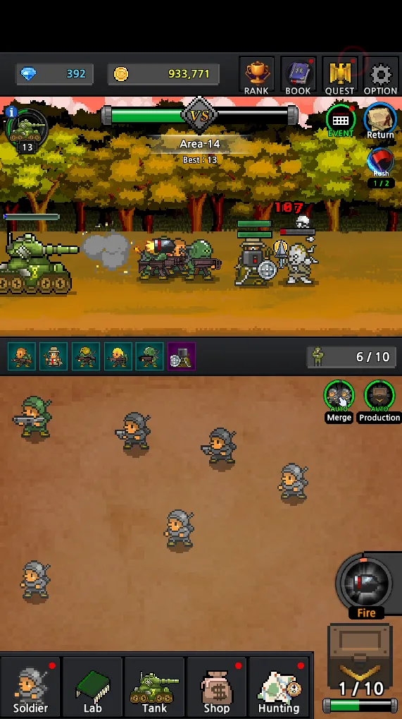 Воспитание солдата v4.7.9 APK Мод (Режим бога) Screenshot 4