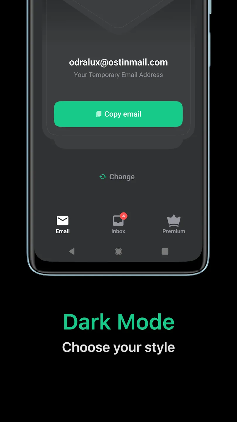 Temp Mail v4.09 b289 APK Мод (Всё открыто, Premium) Screenshot 4