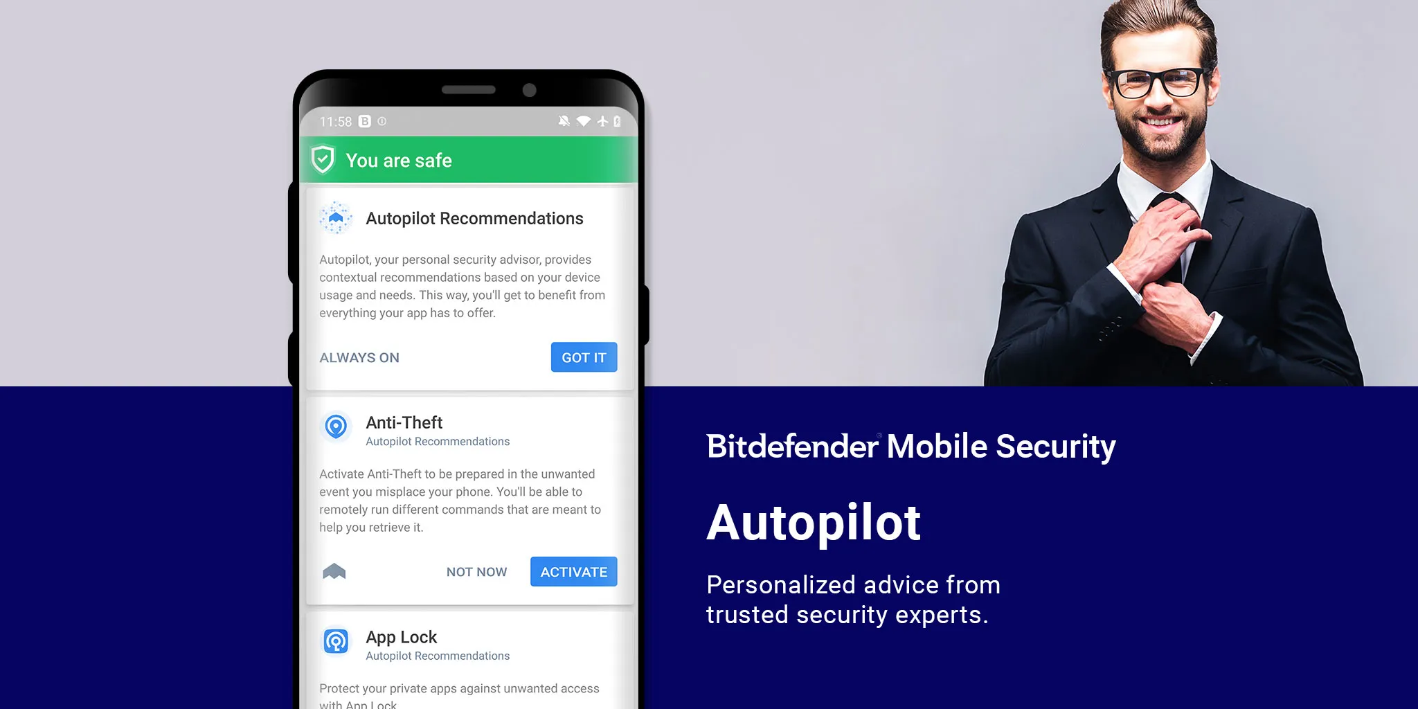 Bitdefender Mobile Security & Antivirus Premium [мод: всё открыто] Screenshot 5