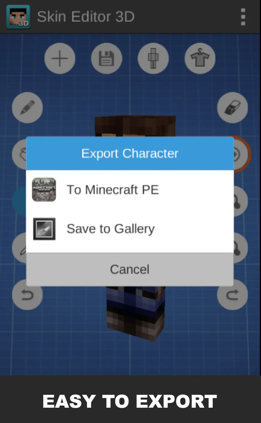 Skin Editor 3D for Minecraft Screenshot 5