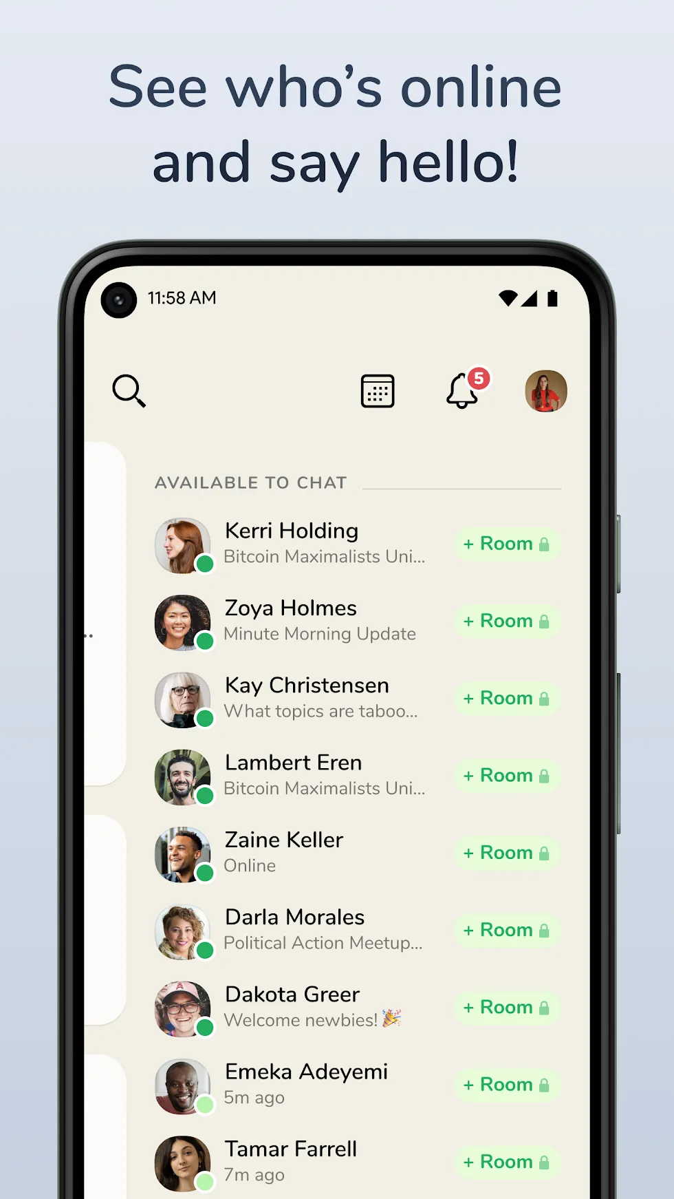 Clubhouse: Drop-in audio cha‪t Screenshot 3