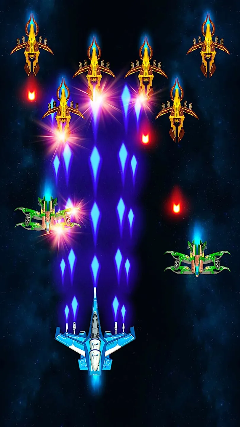 Space Shooter : Star Squadron v1.1.0 APK Мод (Меню, Множитель очков и урона) Screenshot 1 Space Shooter : Star Squadron v1.1.0 APK Мод (Меню, Множитель очков и урона) Screenshot 1