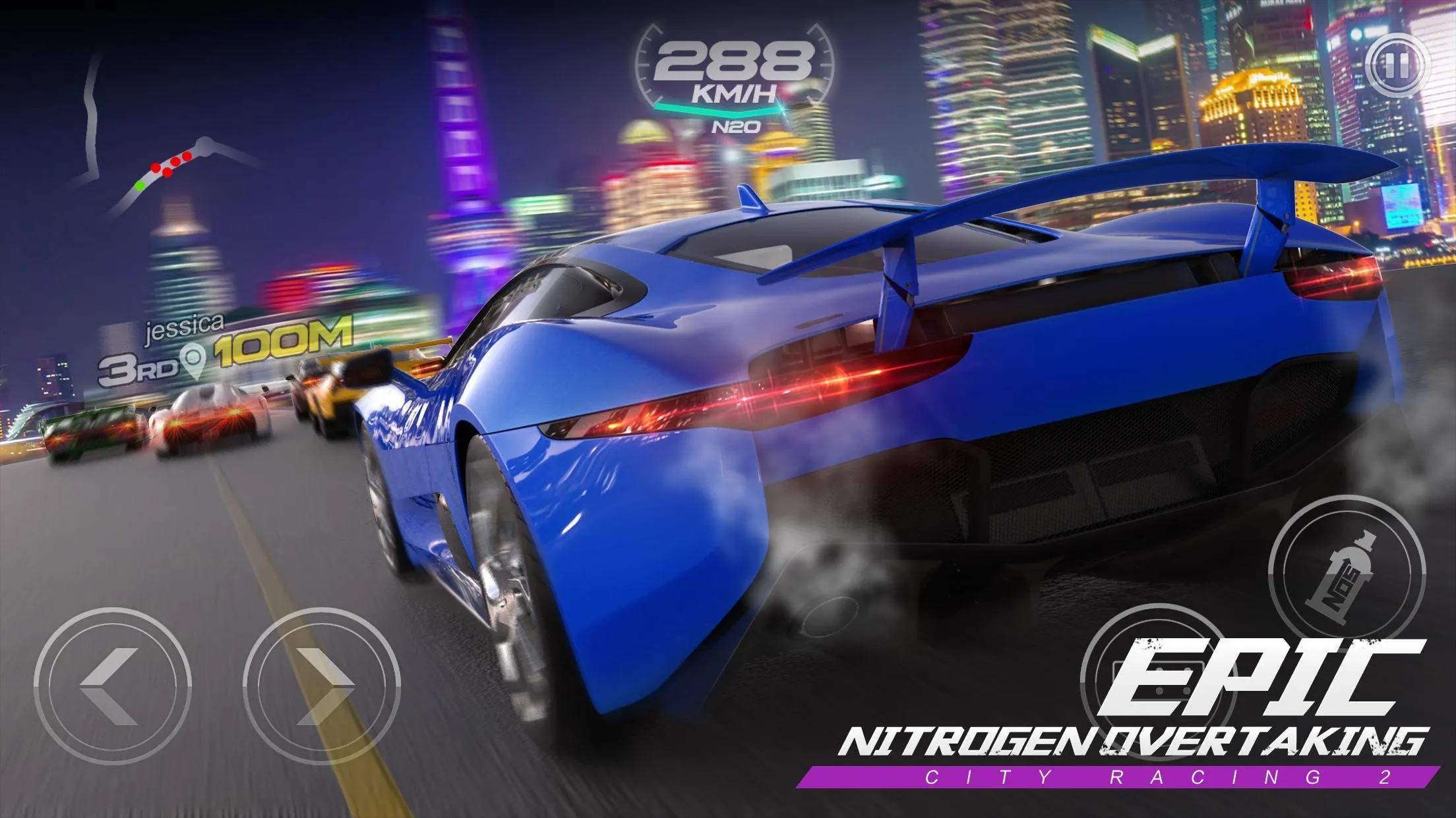 City Racing 2: 3D Fun Epic Car Action Racing Game [мод: без рекламы] Screenshot 2