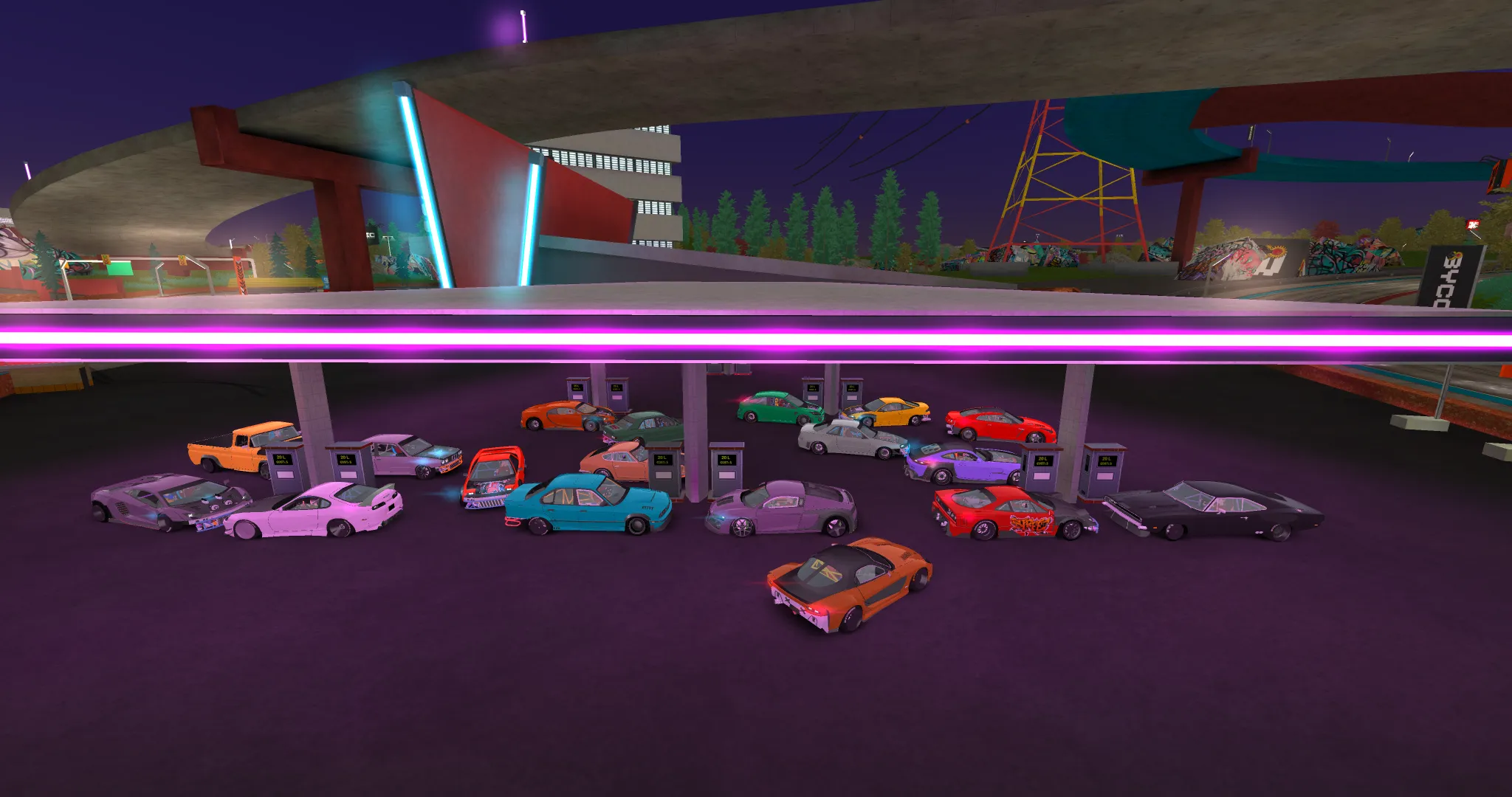Project Drift 2.0 v154 APK Мод (Меню, Много денег) Screenshot 1 Project Drift 2.0 v154 APK Мод (Меню, Много денег) Screenshot 1