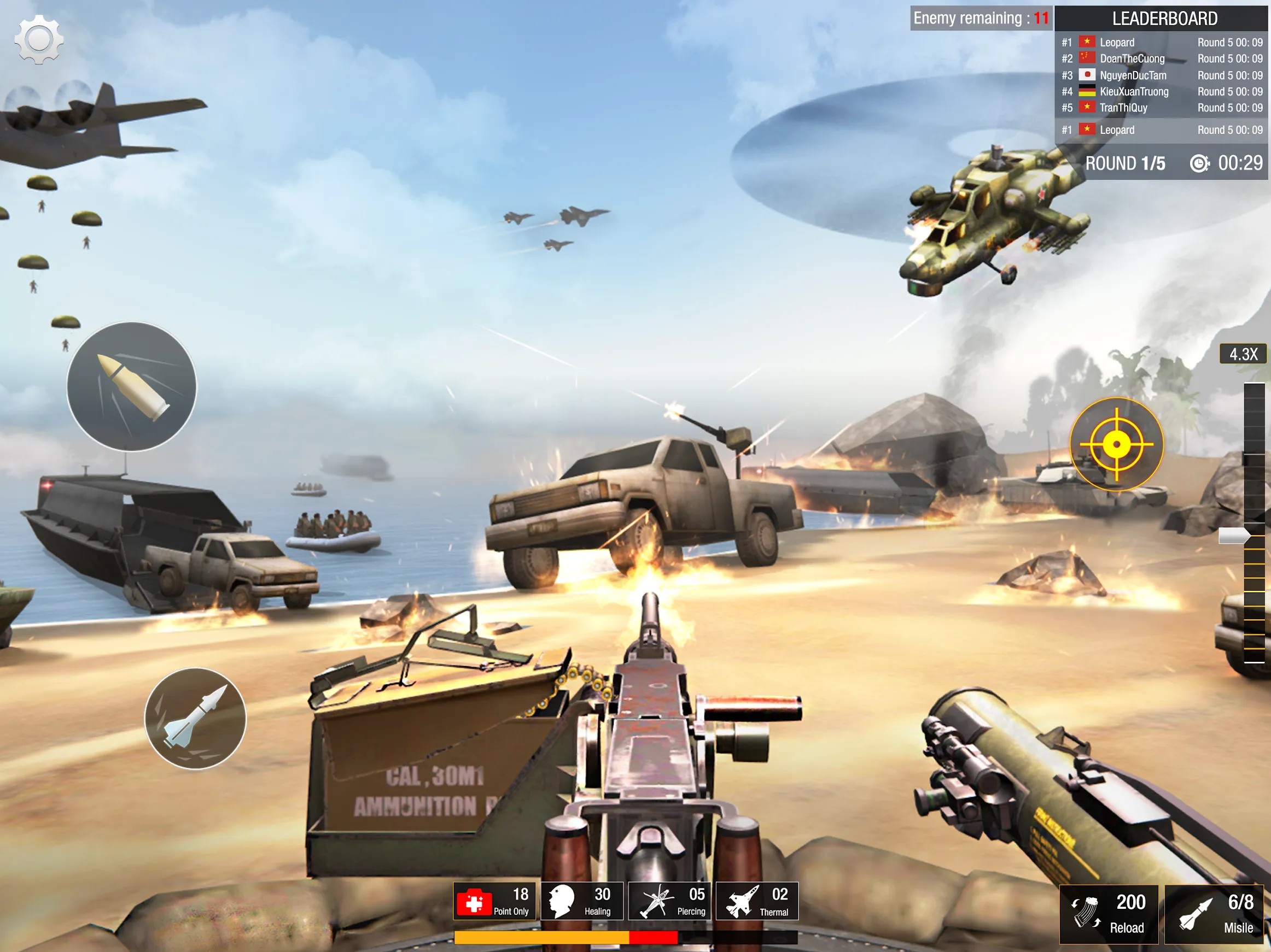 World War: Fight For Freedom [мод: бесконечные патроны] Screenshot 2