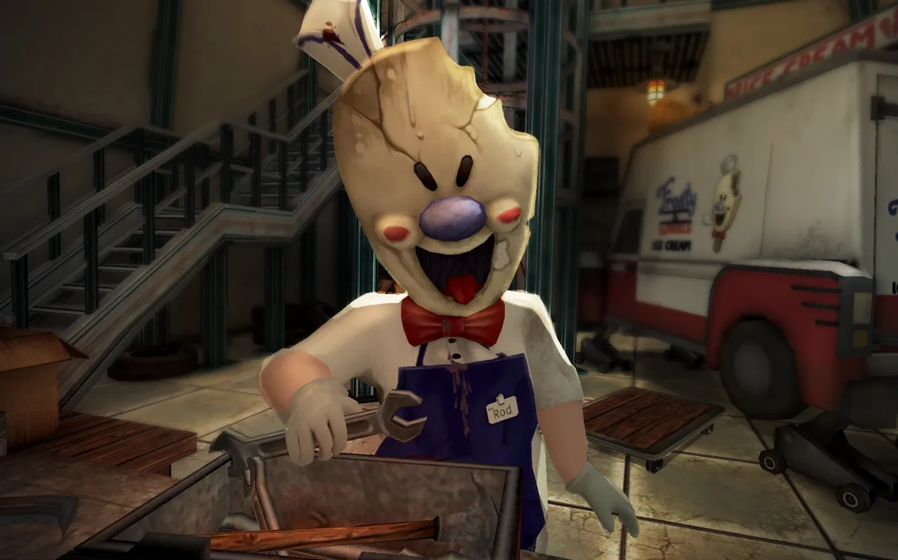 Ice Scream 4: Фабрика Рода [мод: меню] Screenshot 2