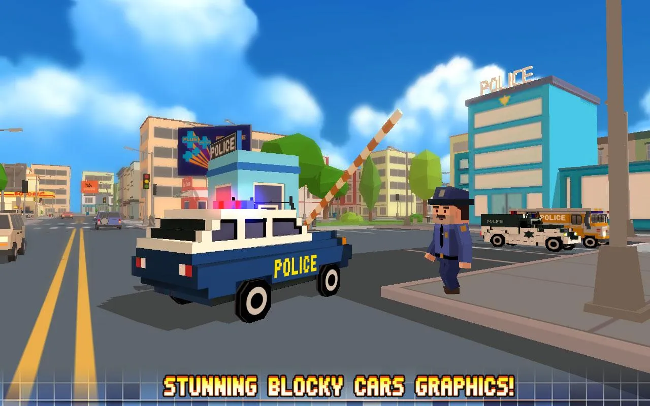 Blocky City: Ultimate Police [мод: бесплатные покупки] Screenshot 1