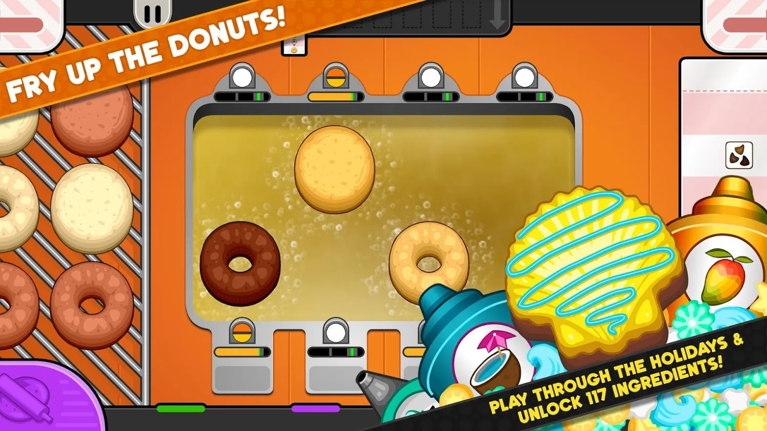 Papa's Donuteria To Go! [мод: много денег] Screenshot 4
