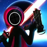 Скачать Stickman Ghost 2: Galaxy Wars [мод: много денег] на Андроид