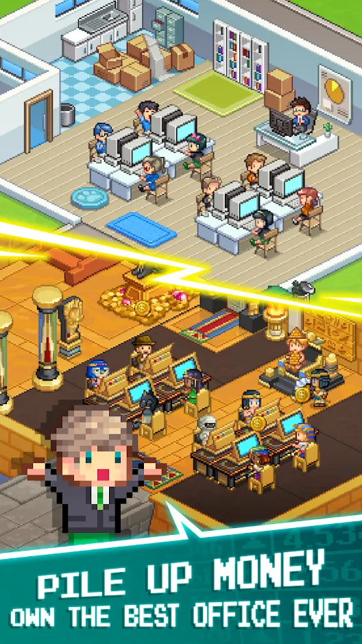 Tap Tap Trillionaire: 8 Bits [мод: меню] Screenshot 2