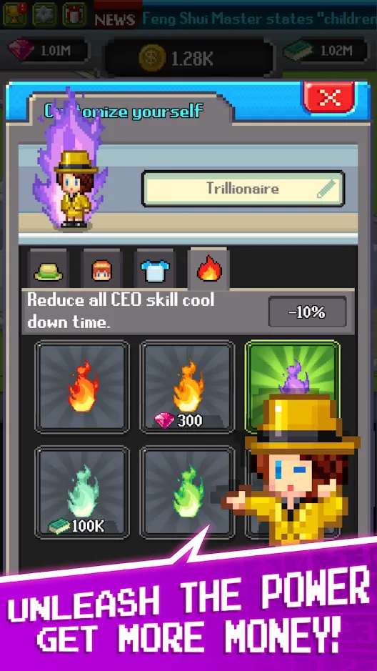 Tap Tap Trillionaire: 8 Bits [мод: меню] Screenshot 4