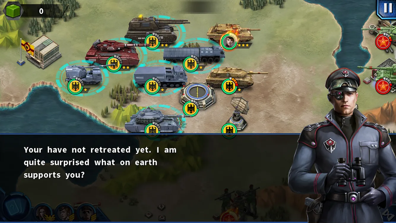 Glory of Generals 2: ACE v1.3.30 APK Мод (Без рекламы) Screenshot 2 Glory of Generals 2: ACE v1.3.30 APK Мод (Без рекламы) Screenshot 2