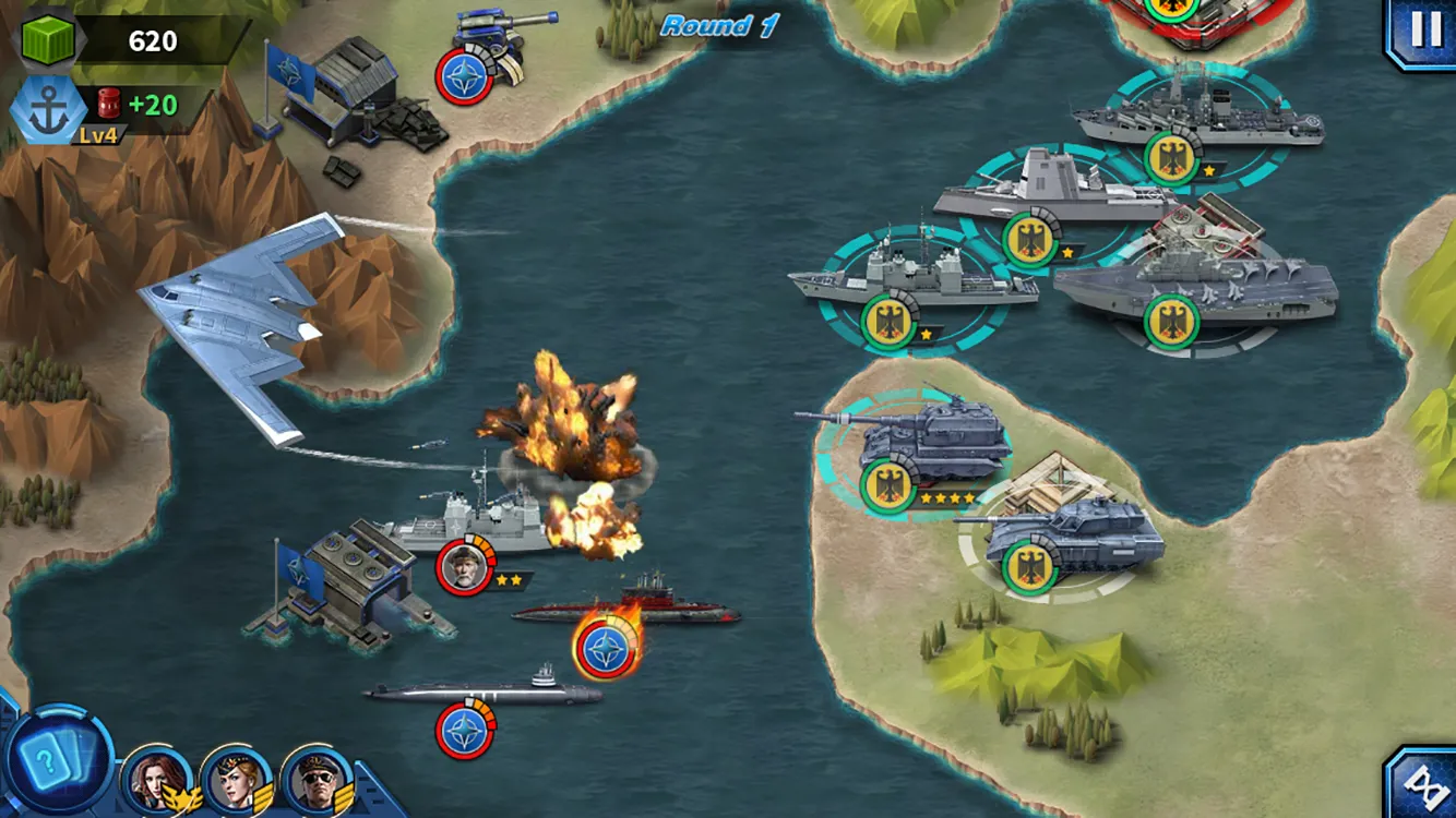Glory of Generals 2: ACE v1.3.30 APK Мод (Без рекламы) Screenshot 3 Glory of Generals 2: ACE v1.3.30 APK Мод (Без рекламы) Screenshot 3