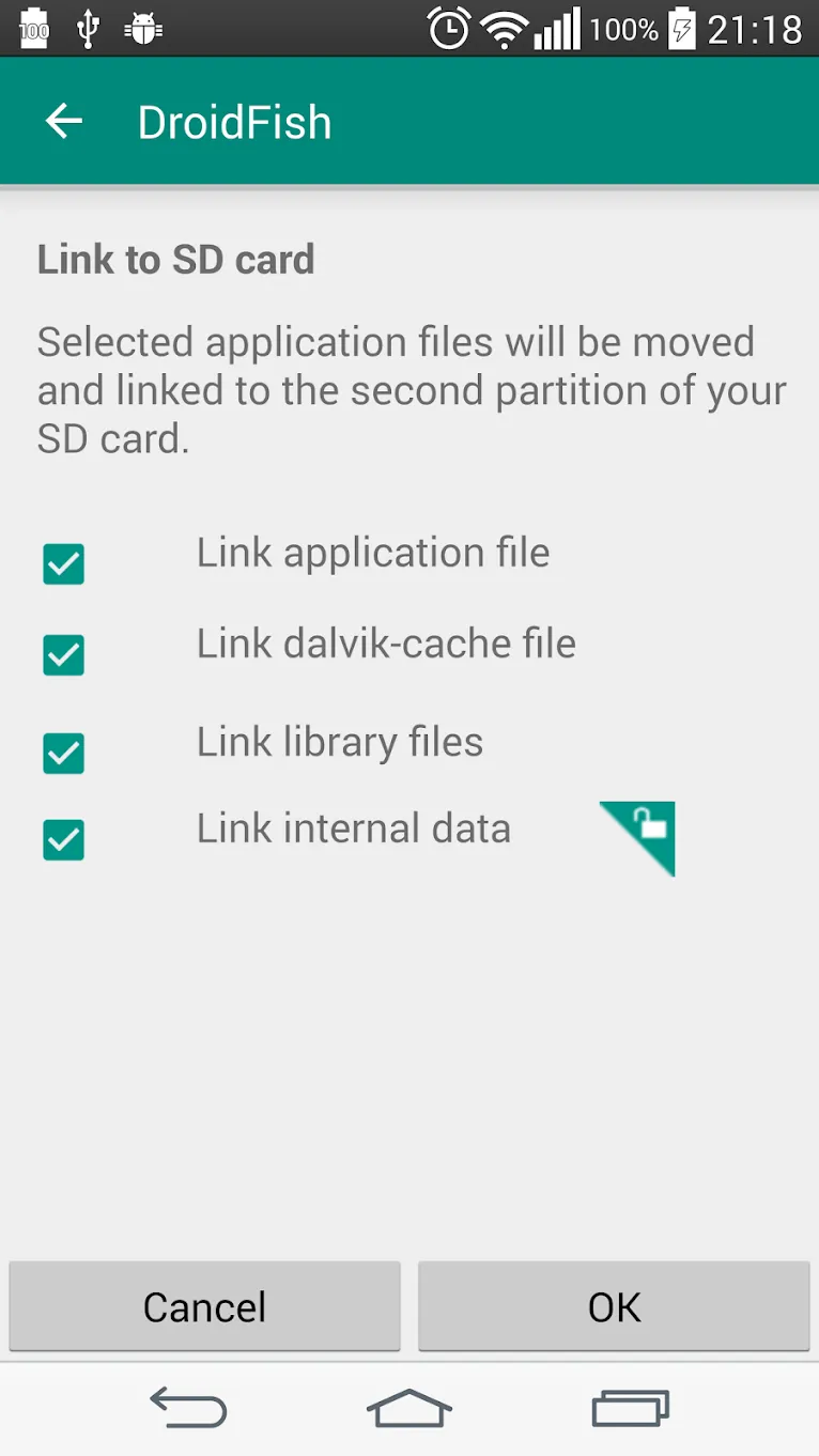 Link2SD Plus (New) [мод: полная версия] Screenshot 5