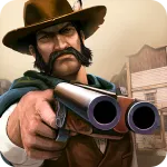 Скачать Огонь с Запада West Gunfighter Мод (Много денег) на Андроид
