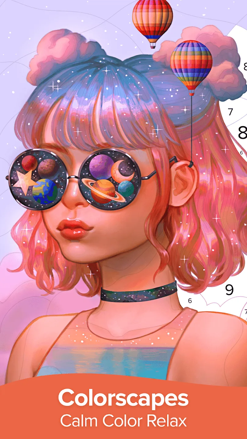 Colorscapes® - Color by Number v3.19.30 APK Мод (Много подсказок) Screenshot 2