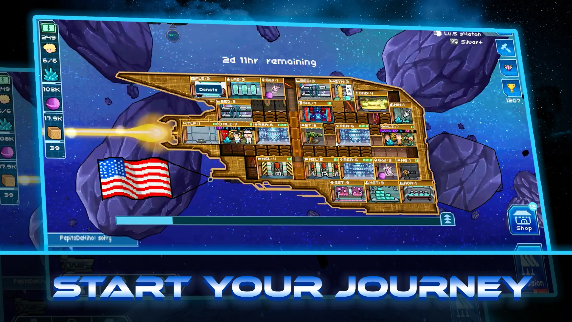 Pixel Starships™ v0.999.54 APK Мод (Мультипликатор скорости) Screenshot 1 Pixel Starships™ v0.999.54 APK Мод (Мультипликатор скорости) Screenshot 1