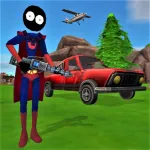 Скачать Stickman Superhero Мод (Всё открыто) на Андроид