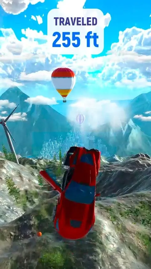Crash Delivery: разбей машину прыжком с трамплина [мод: бесплатные покупки] Screenshot 1
