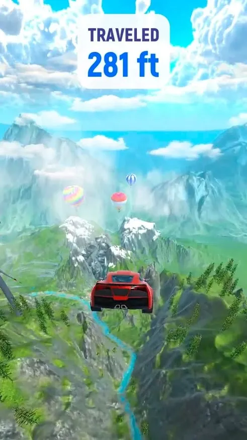 Crash Delivery: разбей машину прыжком с трамплина [мод: бесплатные покупки] Screenshot 2