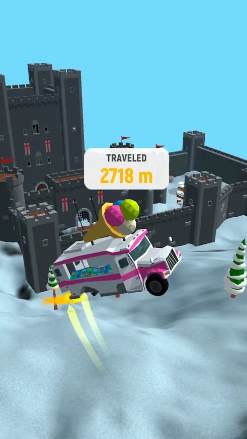 Crash Delivery: разбей машину прыжком с трамплина [мод: бесплатные покупки] Screenshot 4