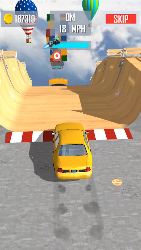 Mega Ramp Car Jumping [мод: много денег] Screenshot 4