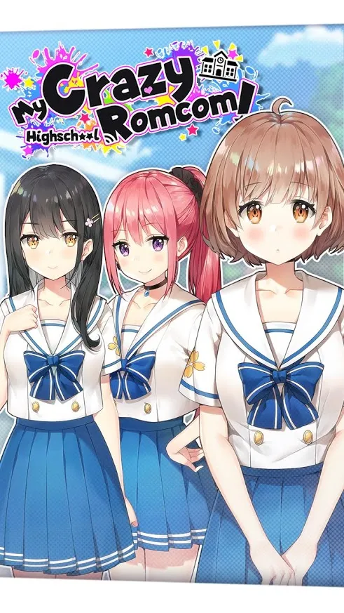 My Crazy High School Romcom: Sexy Anime Dating Sim Screenshot 1
