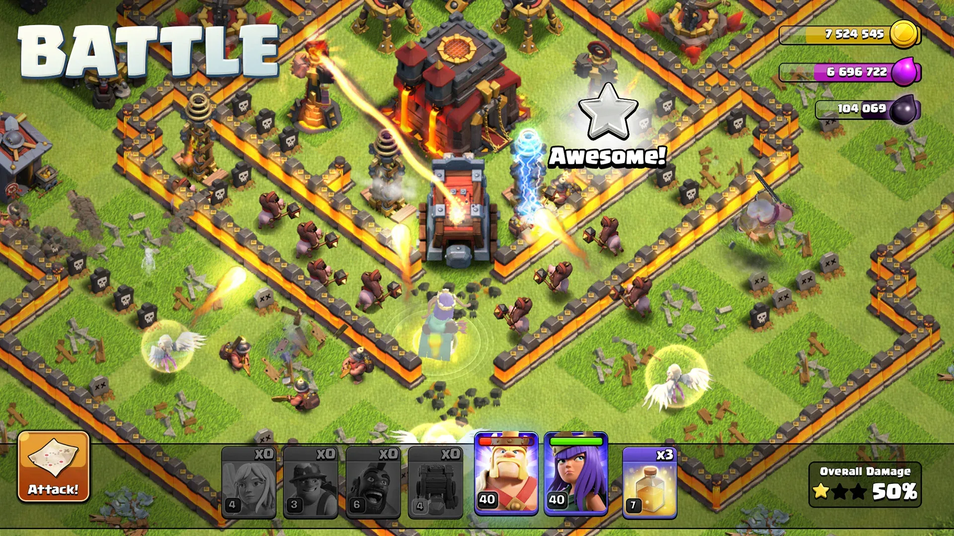 Clash of Clans v18.350.13 APK Мод (Много денег, Приватный сервер) Screenshot 1