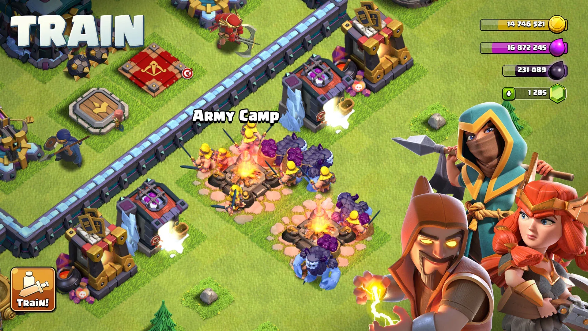 Clash of Clans v18.350.13 APK Мод (Много денег, Приватный сервер) Screenshot 5