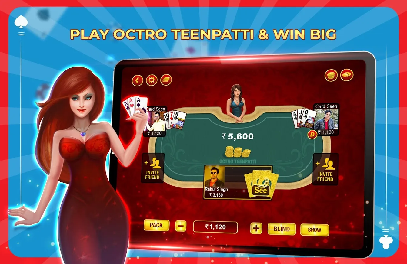Teen Patti by Octro – Real 3 Patti Game [мод: много денег] Screenshot 1