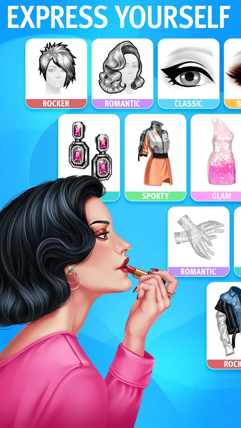 Pocket Styler: Fashion Stars v10.2.1 APK Мод (Много денег) Screenshot 4