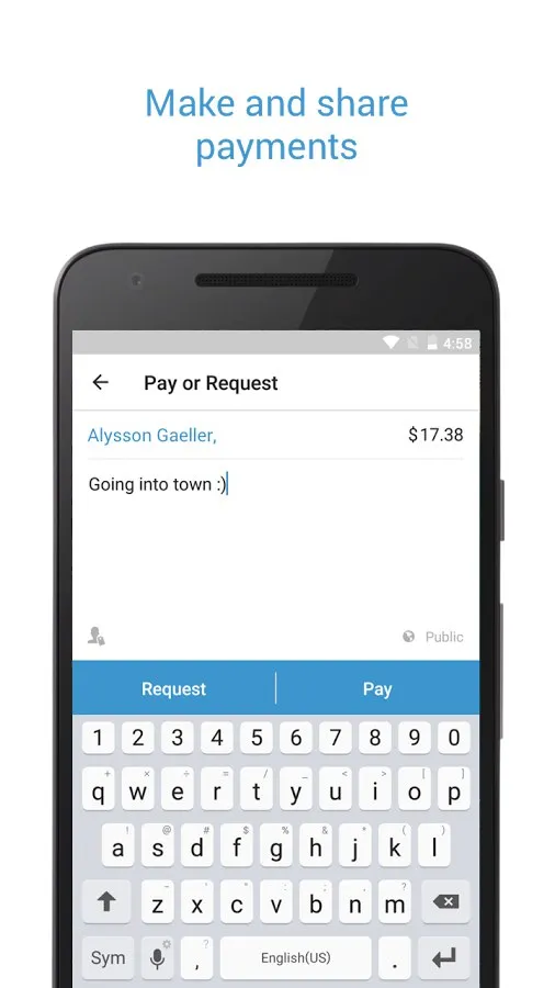 Venmo Screenshot 1 Venmo Screenshot 1