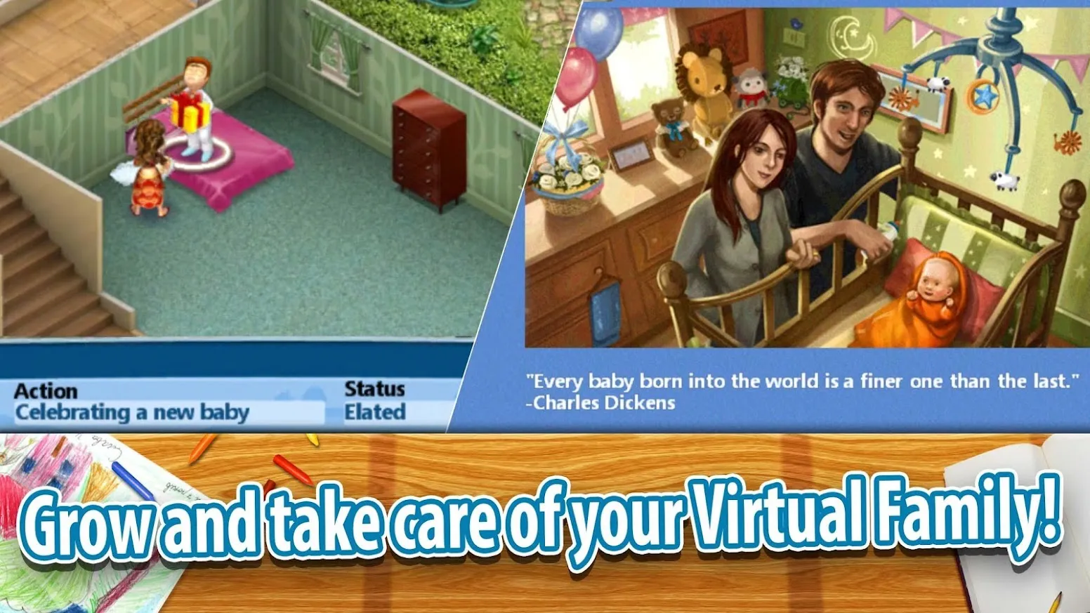 Virtual Families 2 [мод: много денег] Screenshot 4