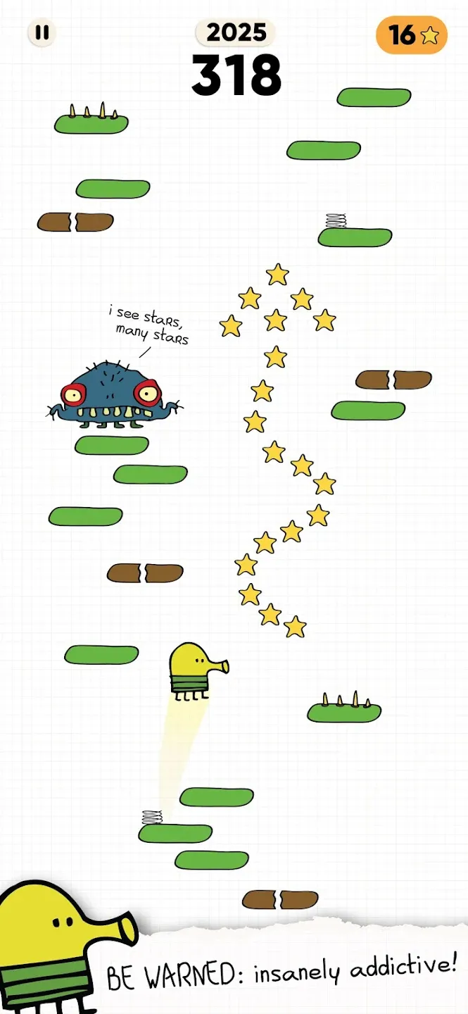 Doodle Jump 2 v1.5.16 APK Мод (Всё открыто) Screenshot 1 Doodle Jump 2 v1.5.16 APK Мод (Всё открыто) Screenshot 1