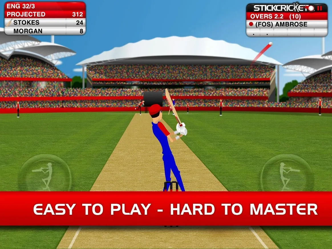 Stick Cricket Classic [мод: всё открыто] Screenshot 3