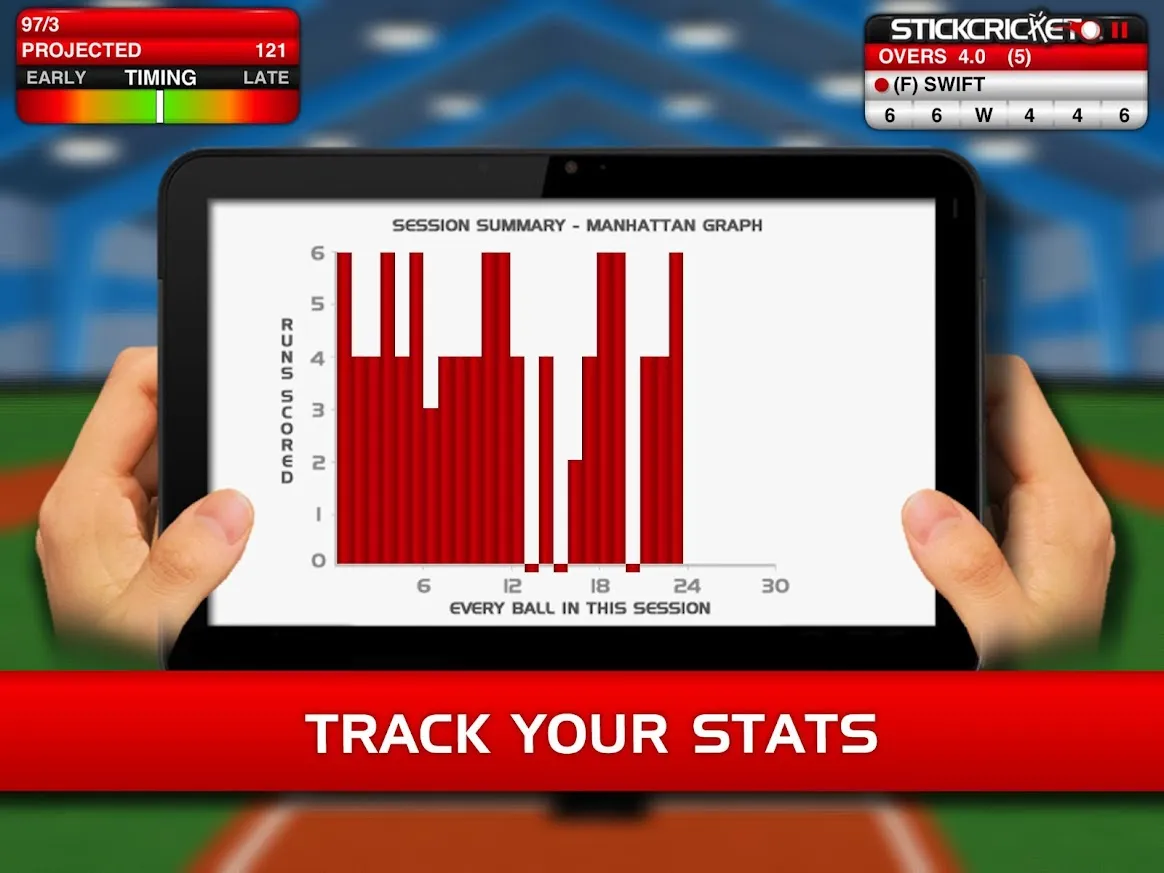Stick Cricket Classic [мод: всё открыто] Screenshot 5