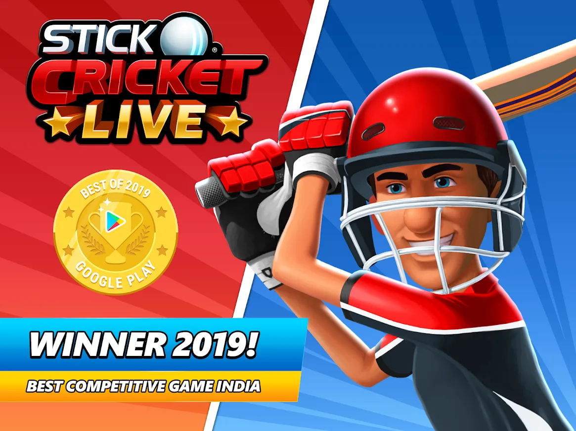 Stick Cricket Live [мод: много денег] Screenshot 1