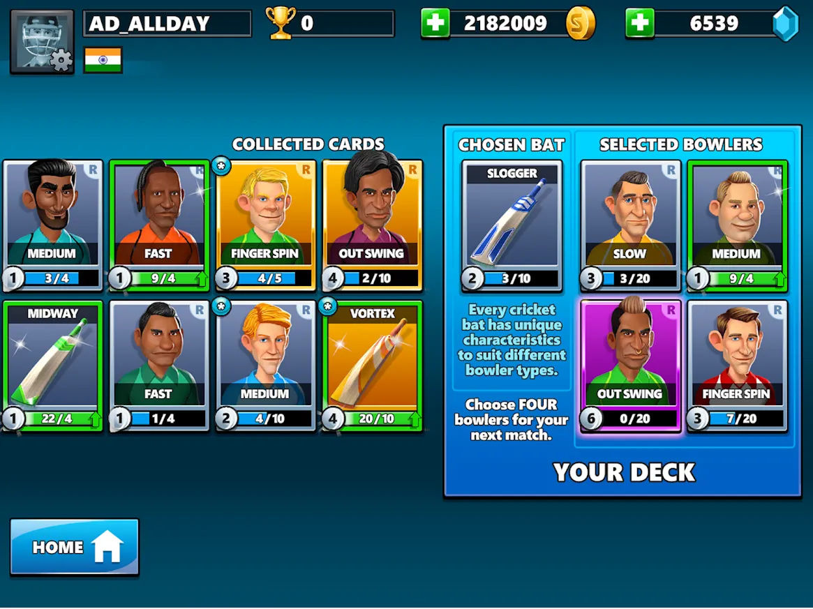 Stick Cricket Live [мод: много денег] Screenshot 4