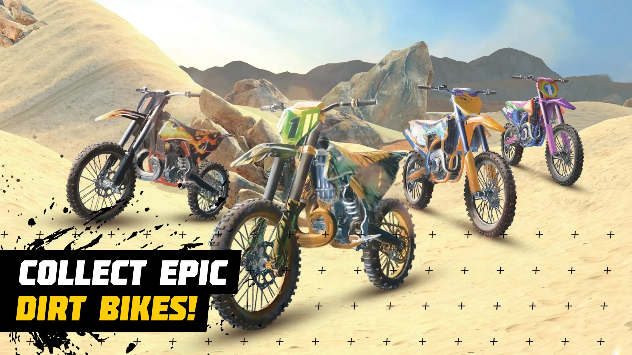 Dirt Bike Unchained v10.4.20 APK Мод (Меню, Множитель скорости) Screenshot 1