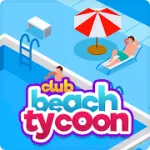 Скачать Beach Club Tycoon : Idle Game [мод: меню] на Андроид