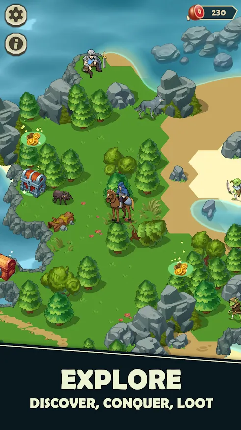 Idle Bounty Adventures [мод: меню] Screenshot 3