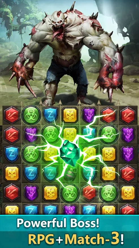 Zombies & Puzzles: RPG Match 3 Screenshot 4