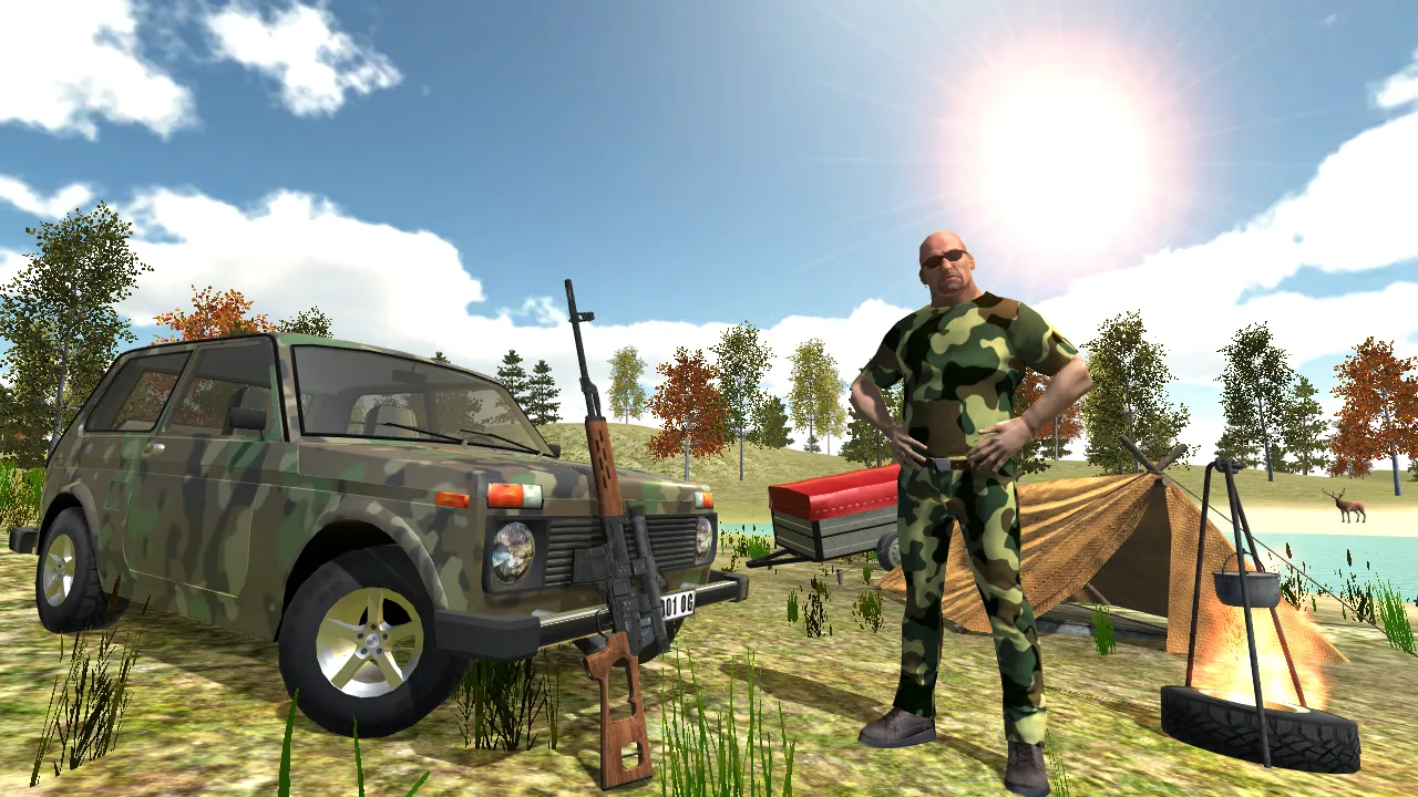Симулятор охоты 4х4 v1.48 APK Мод (Много денег) Screenshot 1 Симулятор охоты 4х4 v1.48 APK Мод (Много денег) Screenshot 1
