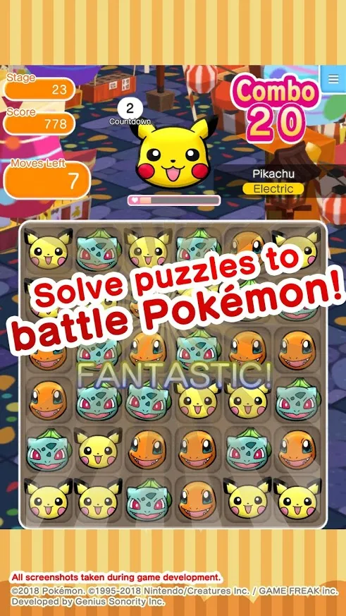 Pokémon Shuffle Mobile [мод: много денег] Screenshot 1