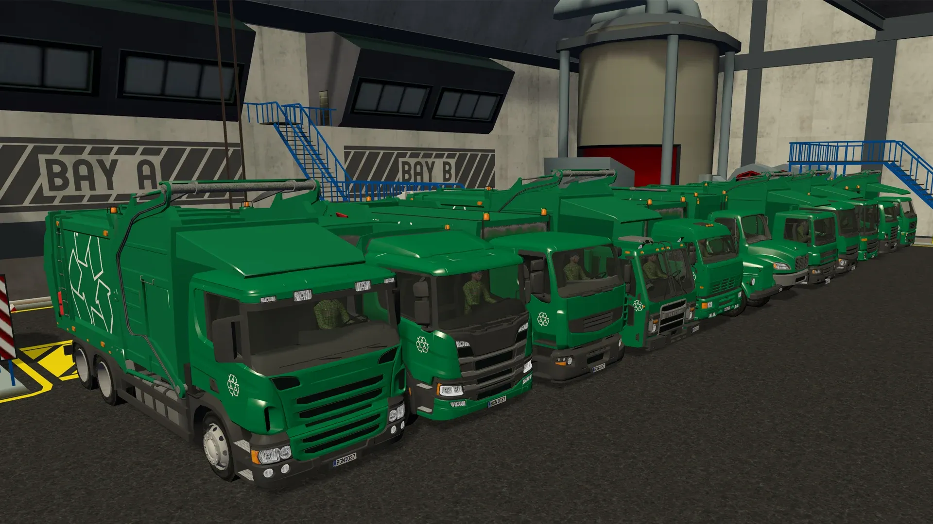 Trash Truck Simulator v1.7.1 APK Мод (Бесплатные покупки) Screenshot 1