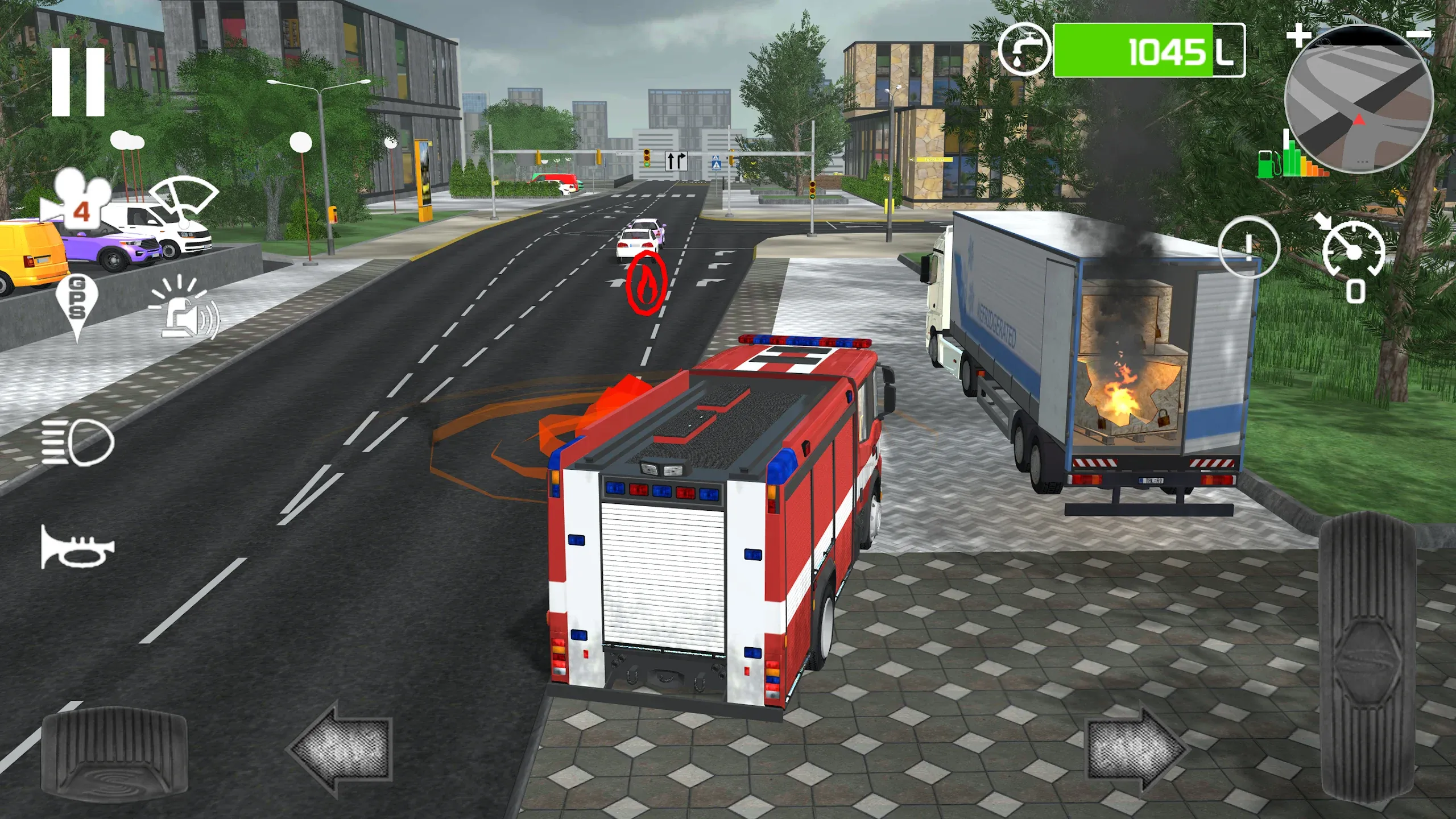 Fire Engine Simulator v2.1 APK Мод (Много денег) Screenshot 4