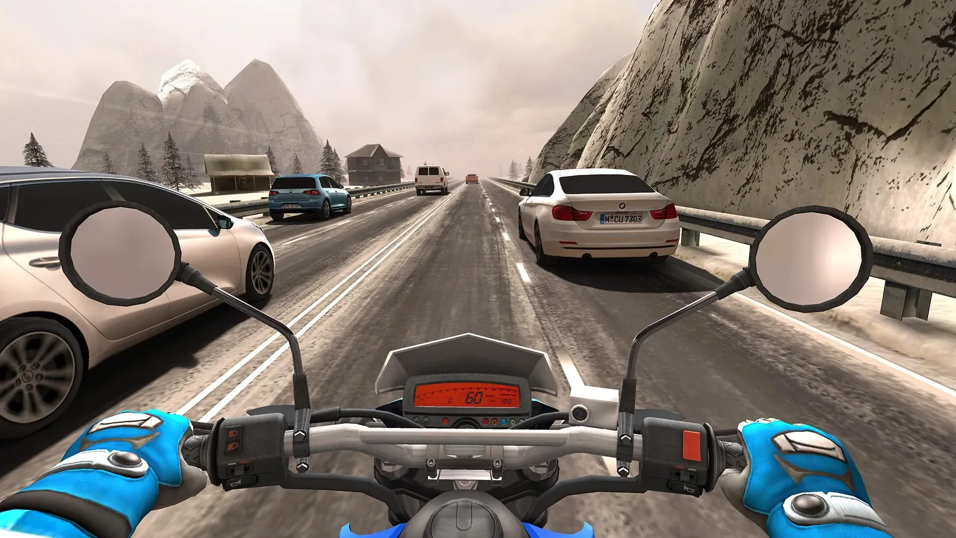 Traffic Rider v2.11 APK Мод (Много денег) Screenshot 2