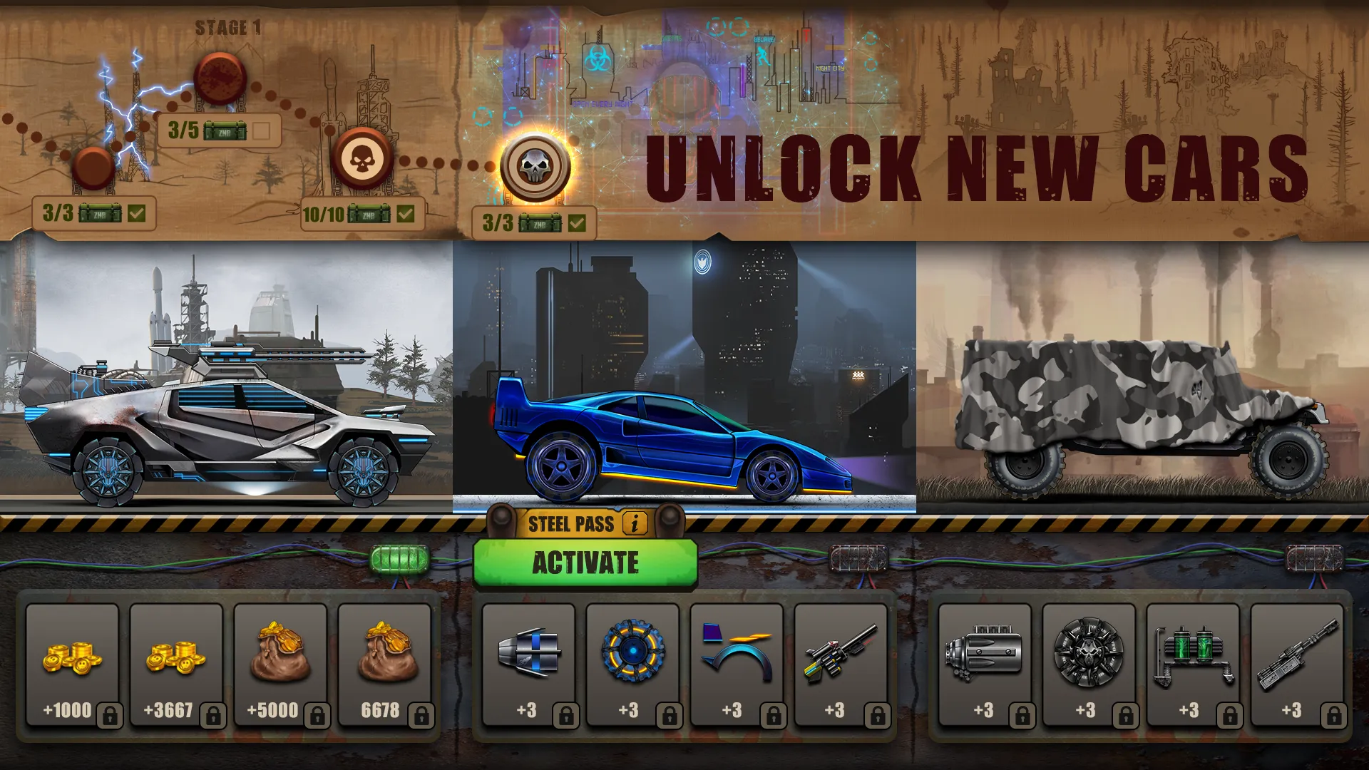 Zombie Hill Racing: Earn Climb v2.4.5 APK Мод (Много денег) Screenshot 2 Zombie Hill Racing: Earn Climb v2.4.5 APK Мод (Много денег) Screenshot 2