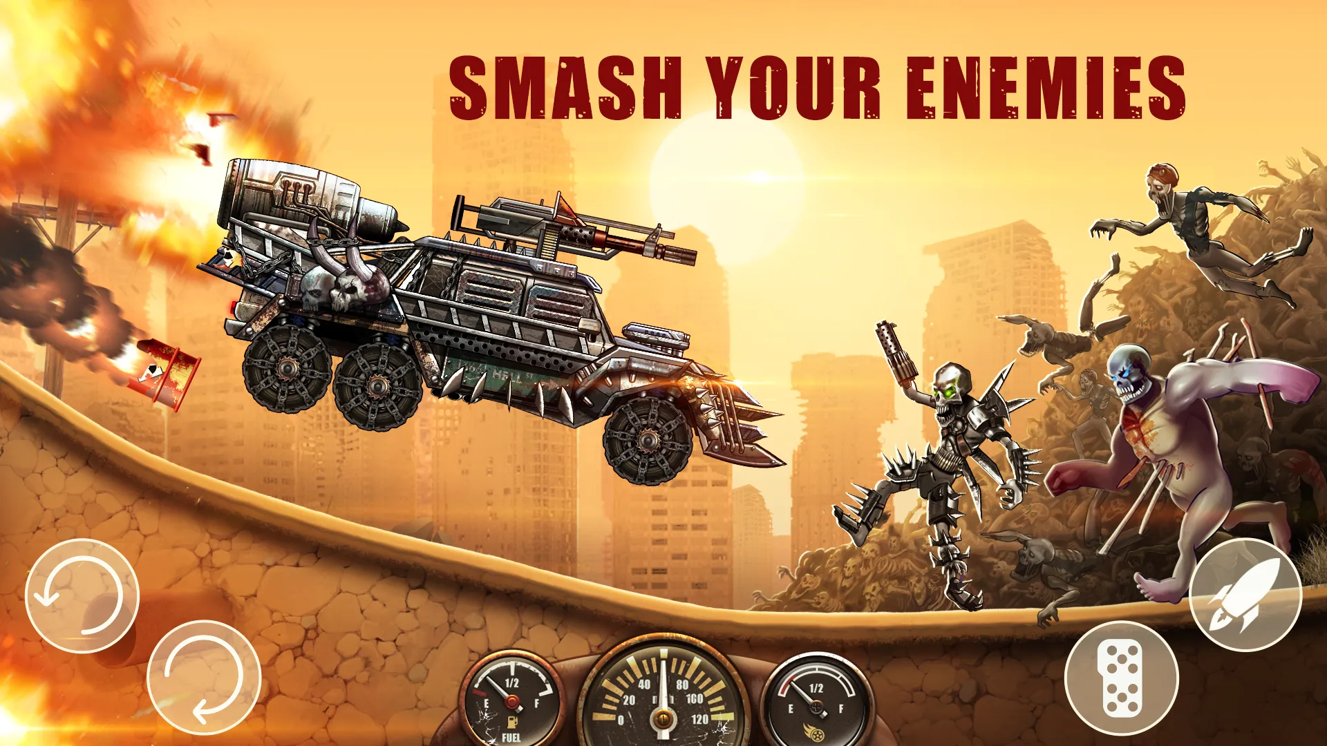 Zombie Hill Racing: Earn Climb v2.4.5 APK Мод (Много денег) Screenshot 3 Zombie Hill Racing: Earn Climb v2.4.5 APK Мод (Много денег) Screenshot 3