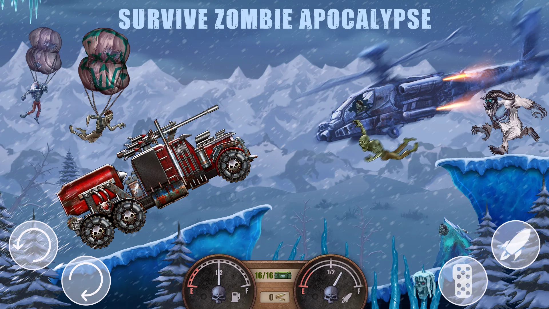 Zombie Hill Racing: Earn Climb v2.4.5 APK Мод (Много денег) Screenshot 4 Zombie Hill Racing: Earn Climb v2.4.5 APK Мод (Много денег) Screenshot 4